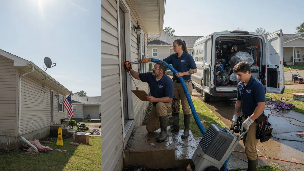 Ceiling Water Damage Restoration in Stewartsville, MO near me